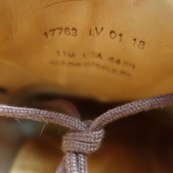 Sandro Moscoloni Shoes Mens 11 Oxford Cap Toe Classic Leather Dress Formal Brown - Picture 13 of 14